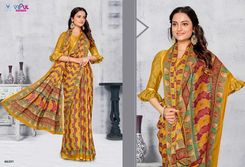 Antique Vol 2 By Vipul Moss Casual Wear Saree Wholesale Shop In Surat